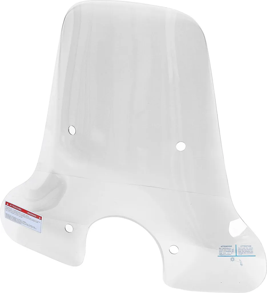 Pare-brise moto incassable en PMMA transparent pour scooter Vespa LX
