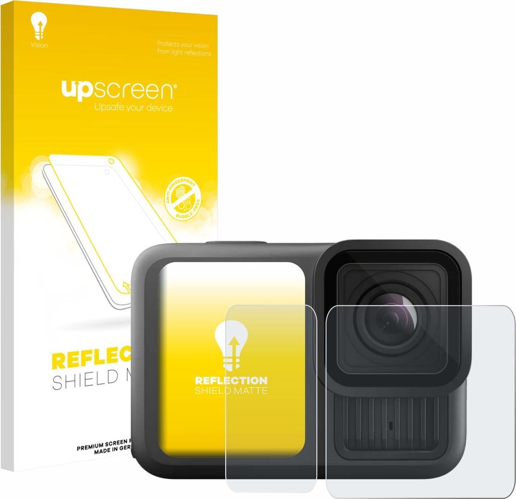 upscreen Schutzfolie für GoPro Hero 13 Black Ultra Wide Edition Displayschutz Displayschutzfolie Folie Matt Entspiegelungsfolie