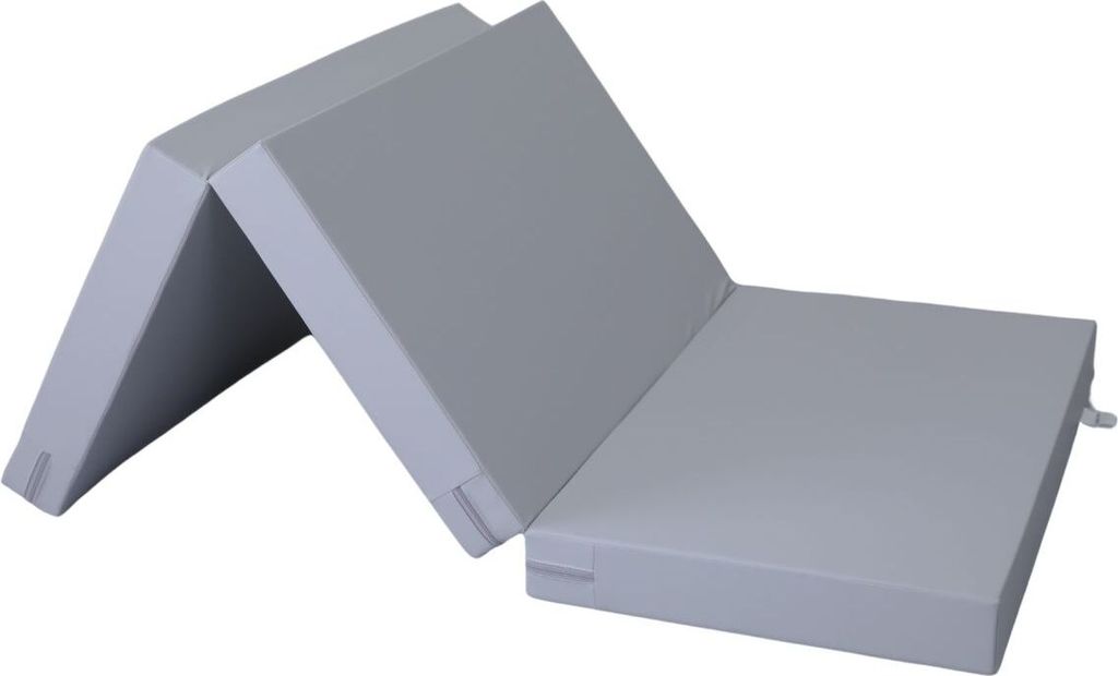 Gymnastikmatratze Satellite dreiteilig, Grau, 180x100x10 Produktbild 