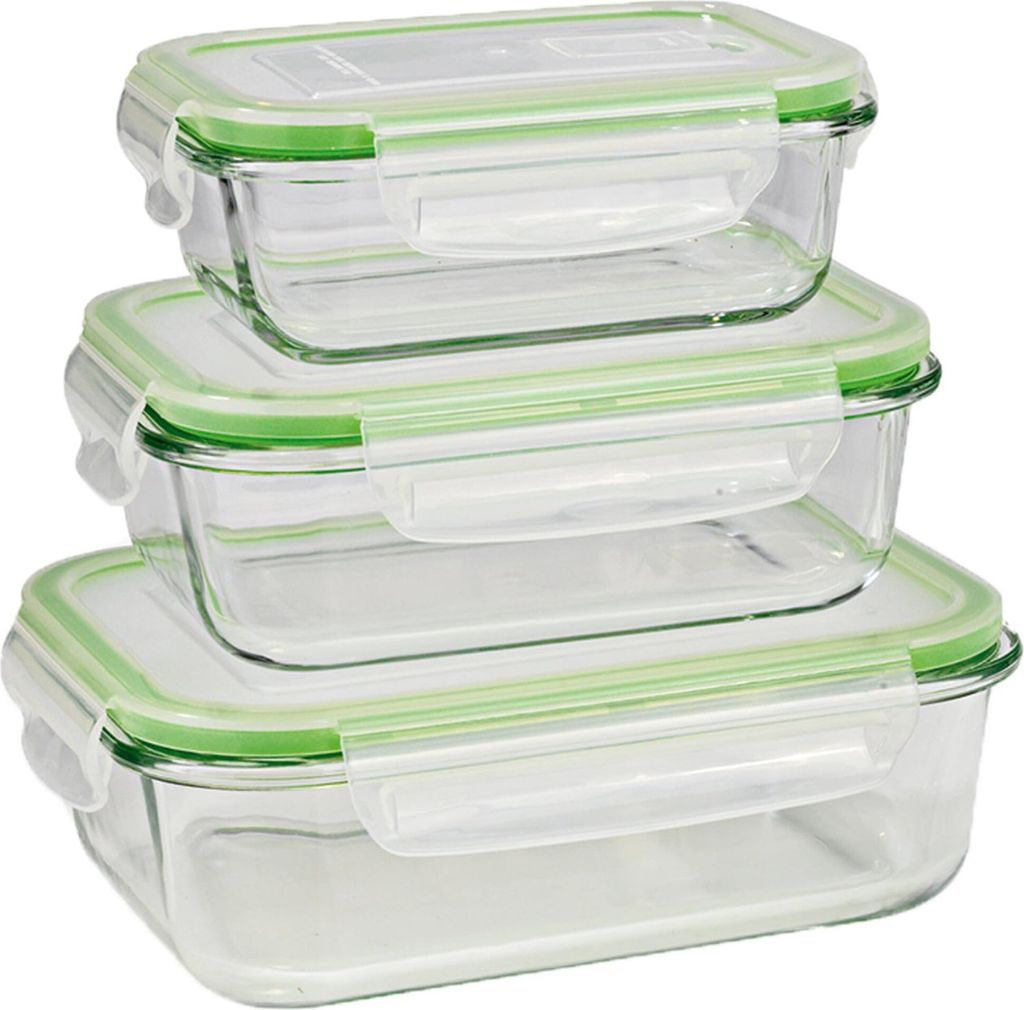 GOURMETmaxx Glas Frischhaltedosen Klick-it 4er Set geeignet Produktbild 16