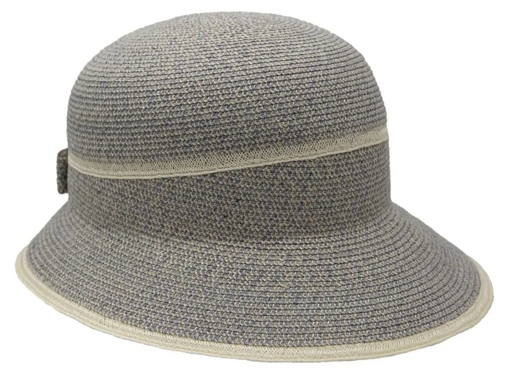 Chapeau Femme Pliable Mayser Sonja 1336421 Bleu Ne se Déforme Pas