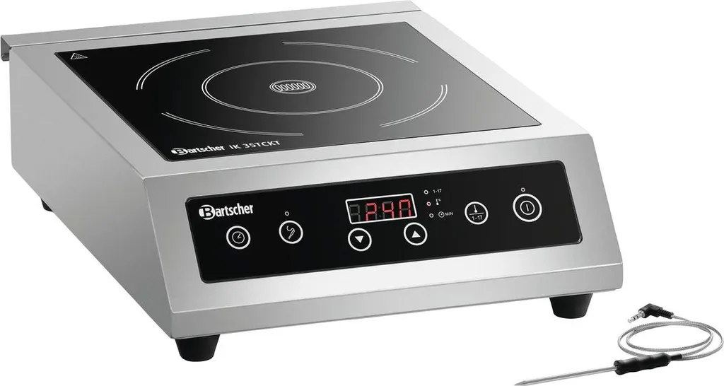 Bartscher IK 35TCKTF : Cuiseur induction 3500W avec réglage tactile précis