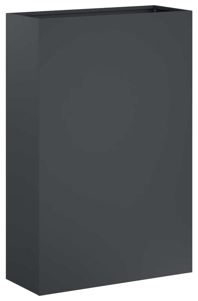 vidaXL Vaso da giardino antracite, 50 x 20 x 75 cm Immagine del prodotto 