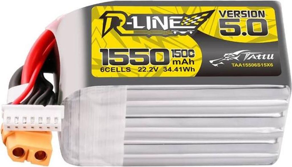 Lipo Tattu R-Line Version 5.0 1550mAh 22.2V 150C 6S battery Zdjęcie produktu 
