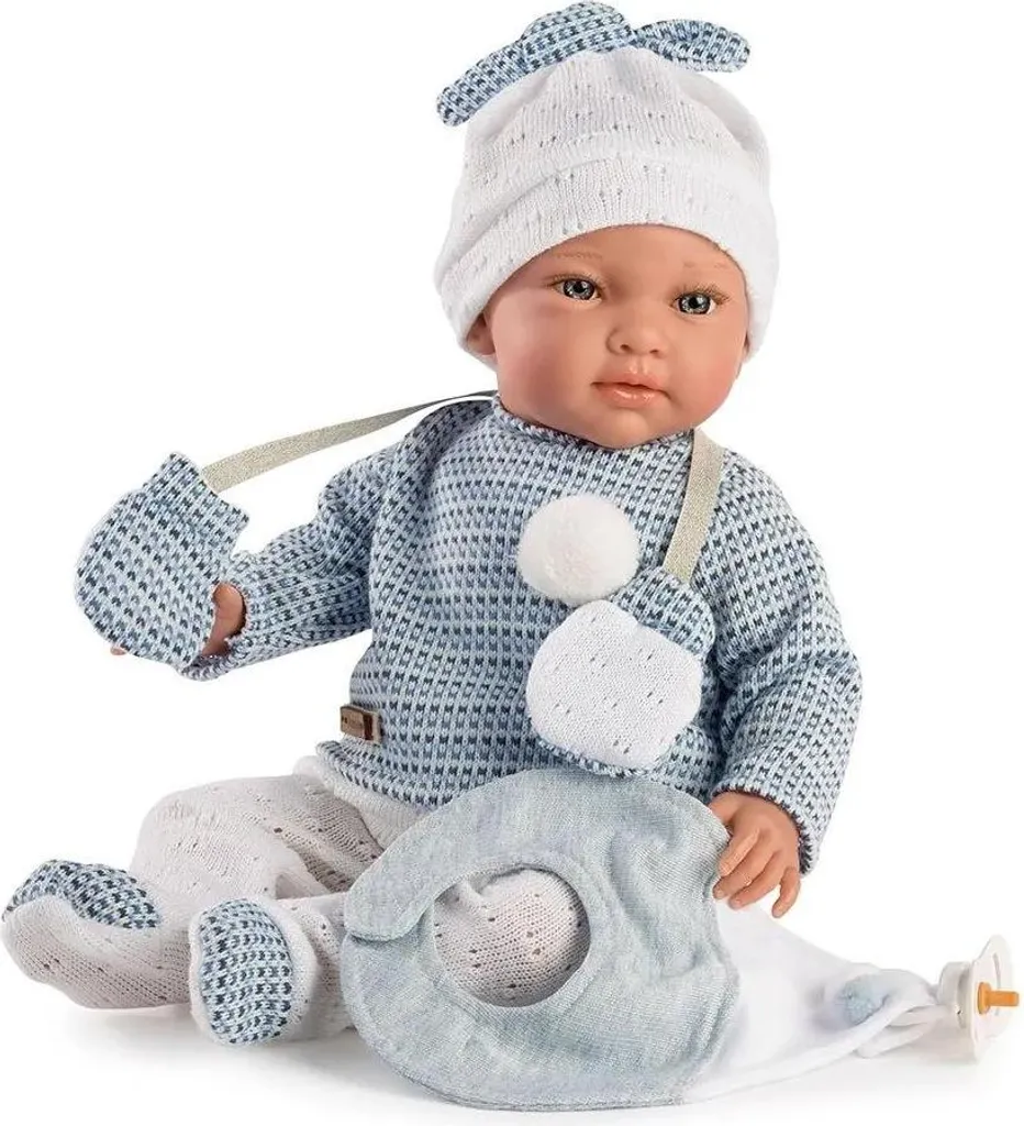 Poupée de Jeu Thiago Blanc Muñecas Guca - Cadeau Éducatif pour Enfant