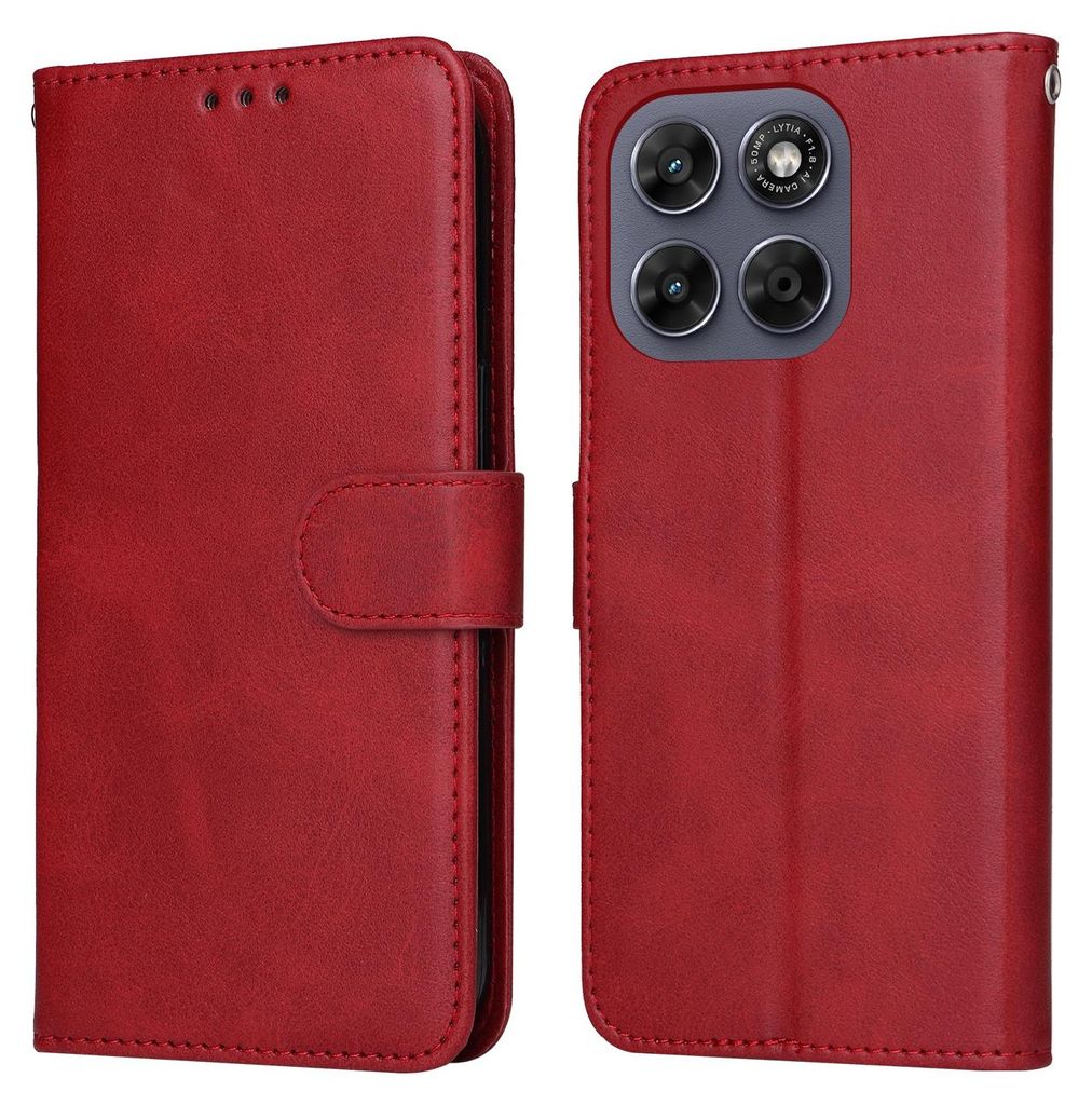 Coverup Klapphülle - Motorola Moto G67 / G77 Hülle - Rot