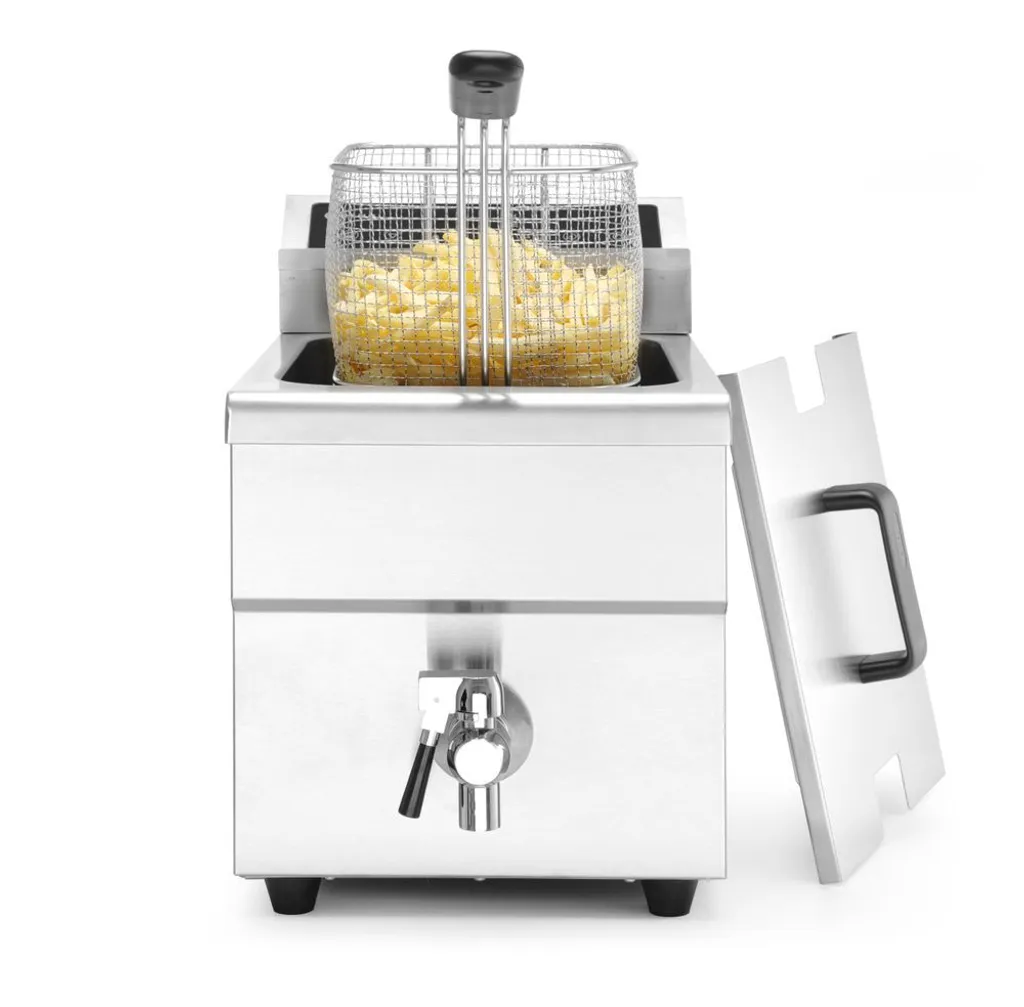 Friteuse induction pour restauration avec robinet vidange 8L HENDI - 5