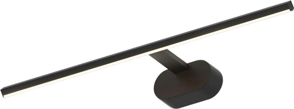 Applique pour miroir de salle de bain noire 60cm LED design PRADO