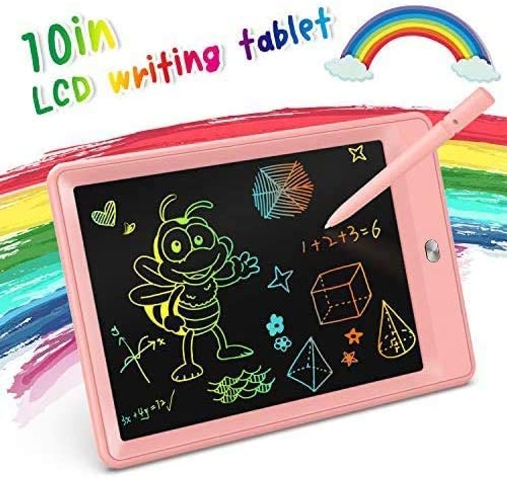 10 Zoll LCD Schreibtafel Grafik Tablet Farbe rot LCD Zaubertafel Zeichentafel