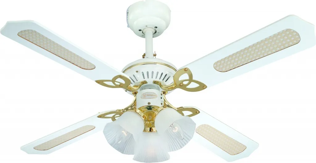 Westinghouse Princess Trio Bianco 105 cm | Ventilatore Soffitto Classico