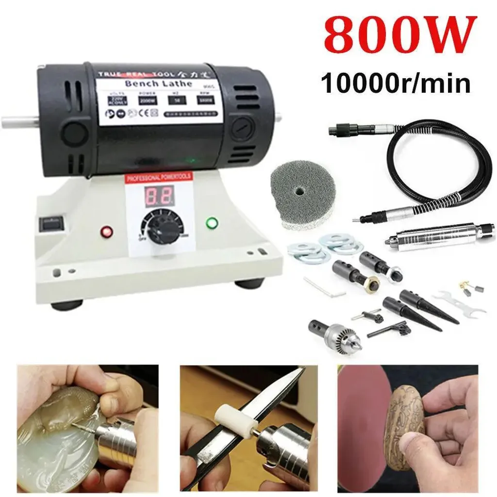 Mini-ponceuse 10000 tr/min Braun 800W - Finition métaux de précision - 3