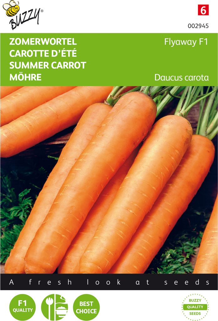 Möhre Flyaway F1 | Möhrensamen von Buzzy Seeds