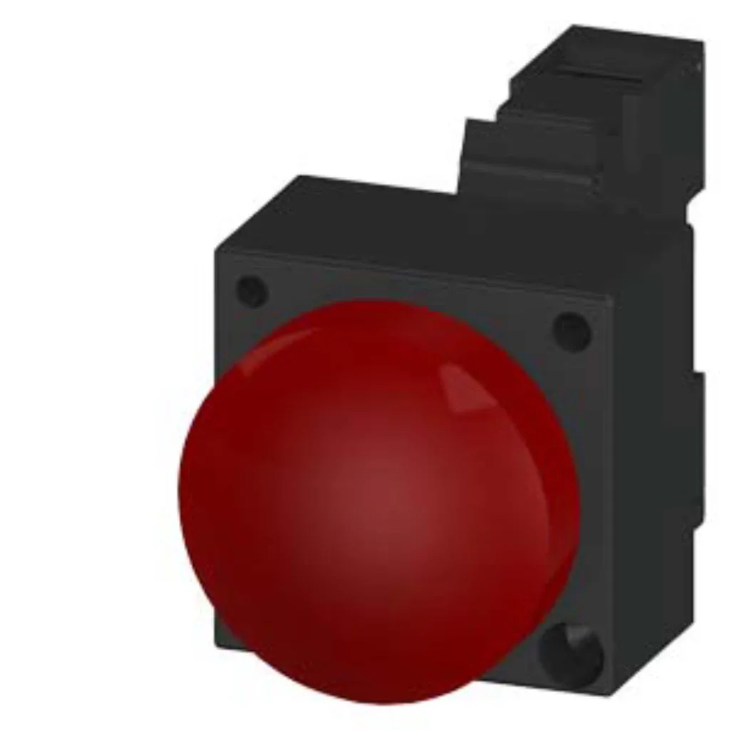 Voyant de Signalisation 22mm Rond Siemens 3SB3244-6AA20 Plastique