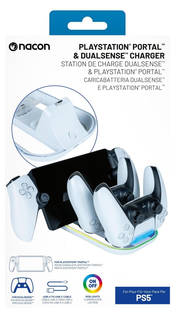 PS5 Ladestation 3-in-1 weiß - Bigben Interactive - (SONY PS5 ...