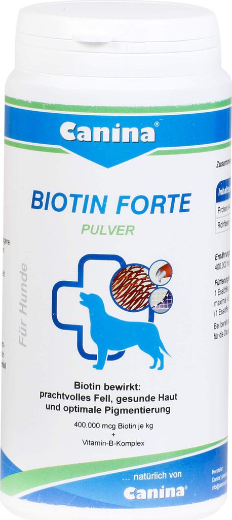 Canina Biotin Forte, Hund, Puder, Haut & Haarkleid, Produktbild 