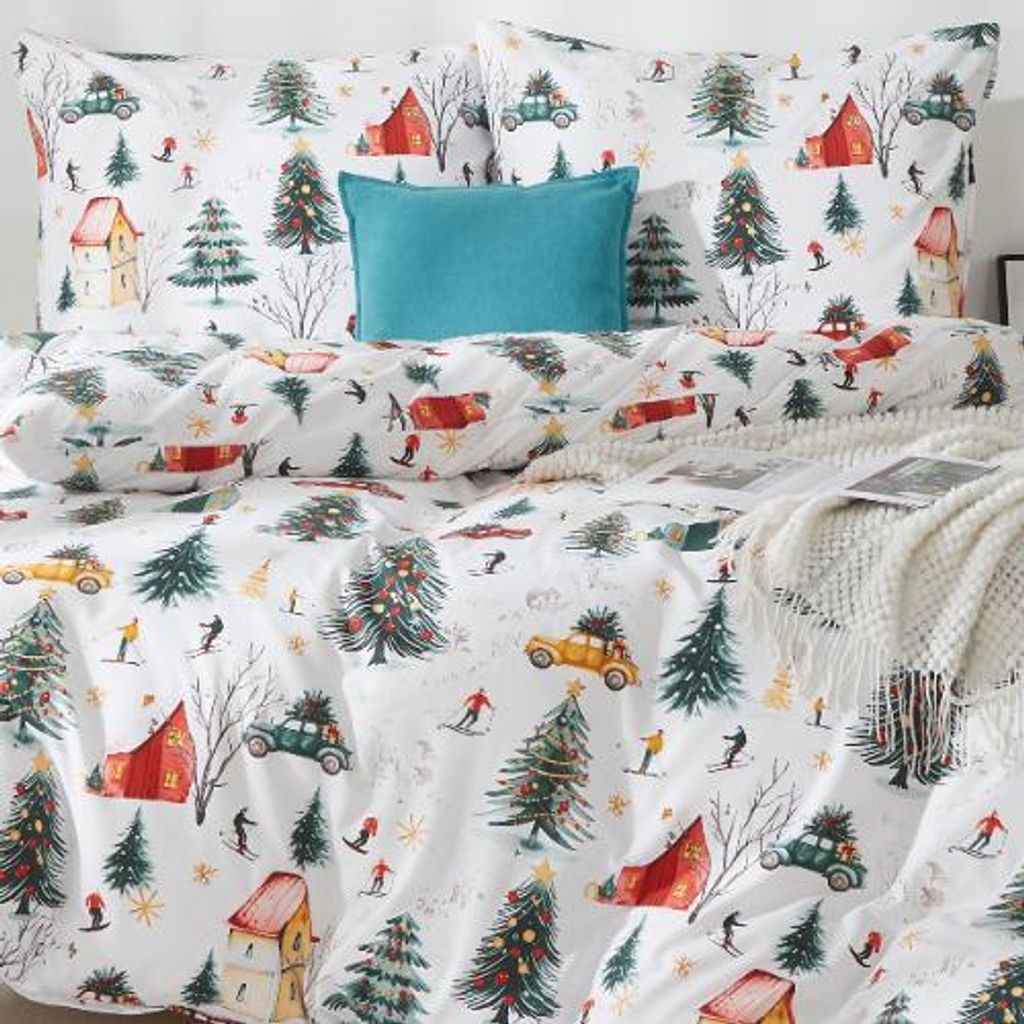 Winterbettwäsche 160x200 aus XMASS Microfaser - Elegant und weich im Winterklima