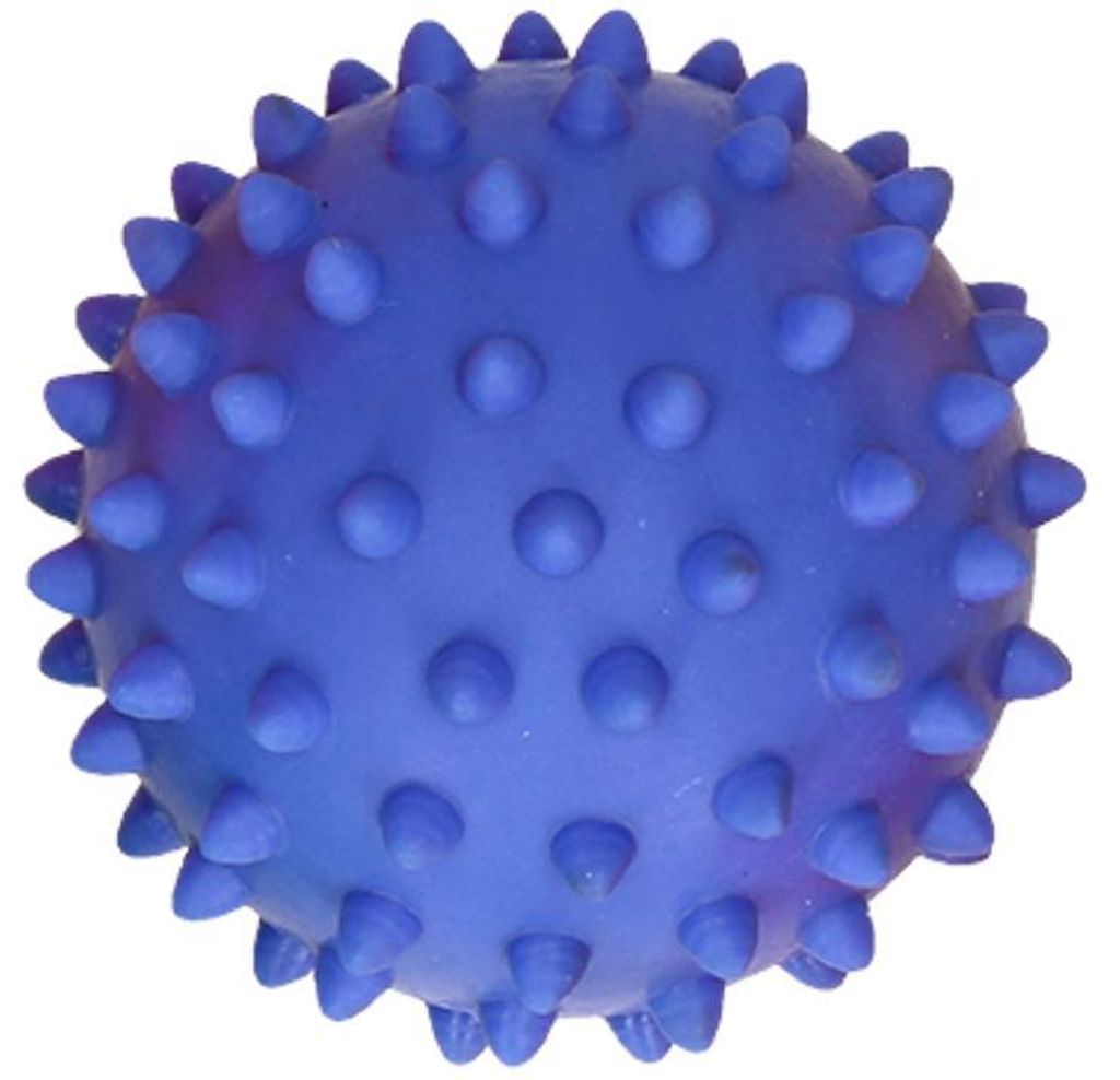 Mom's Care sensorisches Spielzeug Massageball blau für Babys und Kleinkinder