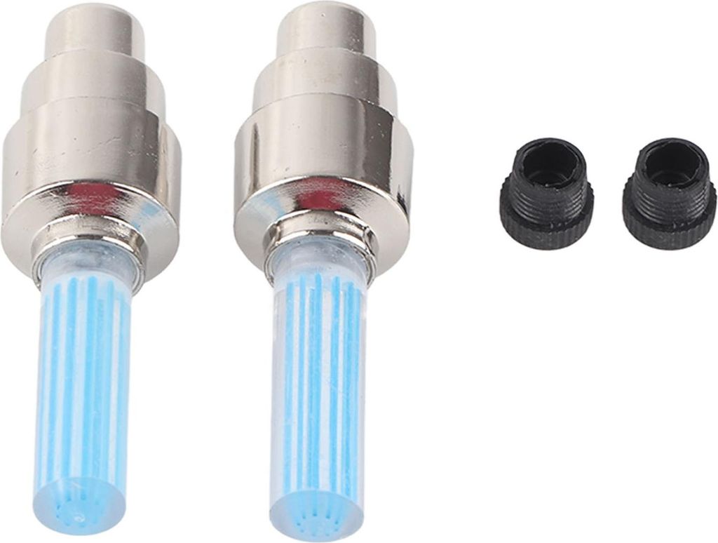 Mountainbike-Reifen-Ventilkappen-Licht, LED-Leuchtdüsenlampe, Radkern, Blau