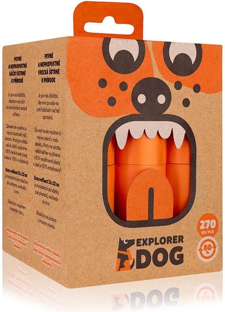 Explorer Dog Recycelte Hundekotbeutel 270 Stück