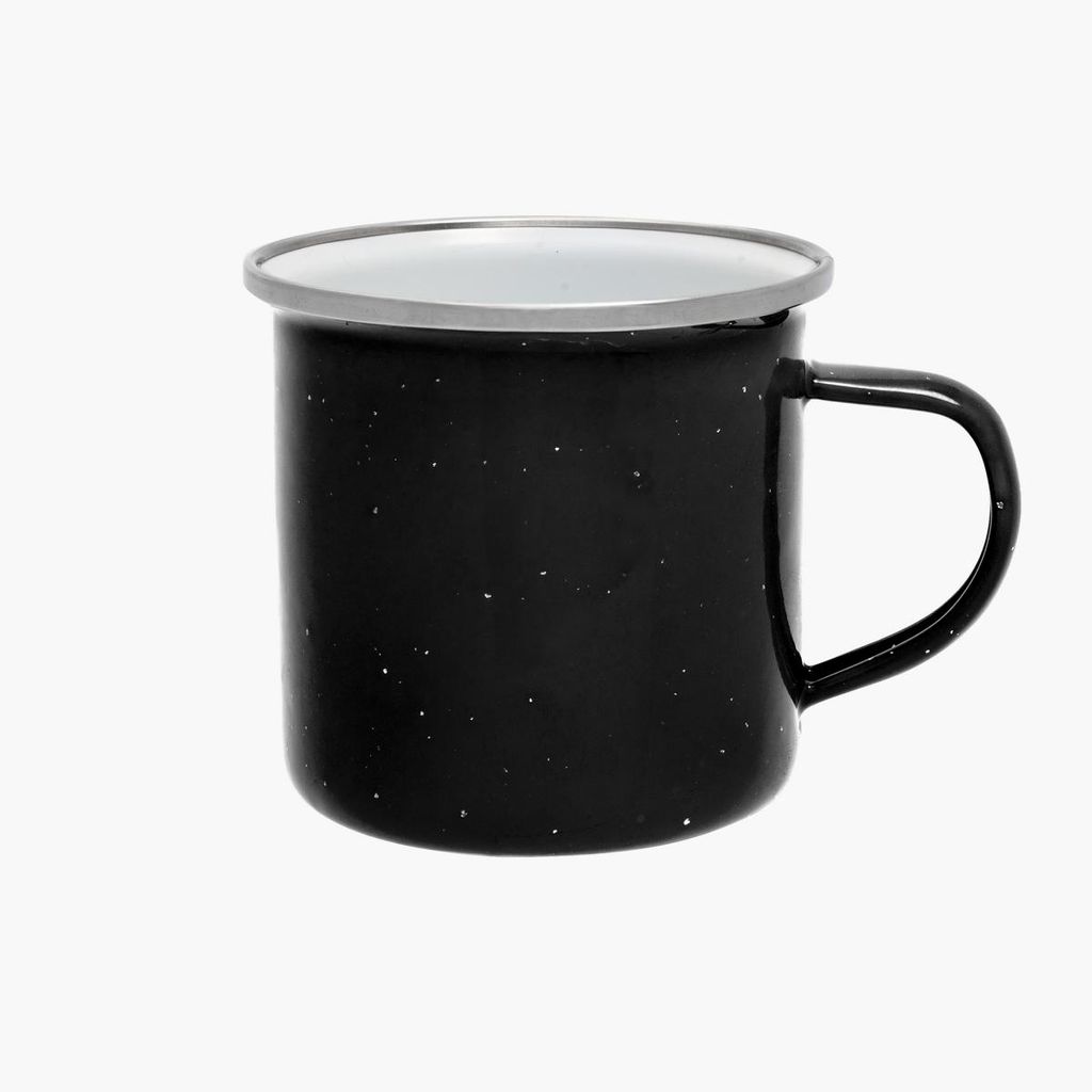 Origin Outdoors Emaille-Becher 360 ml schwarz