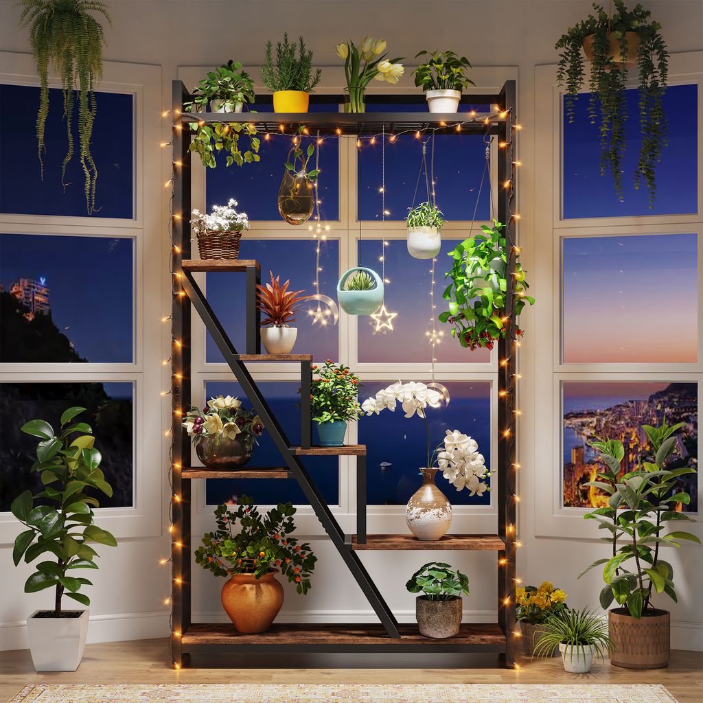 Tribesigns Blumenständer, 7 Ebenen großes Pflanzenregal mit Produktbild 4