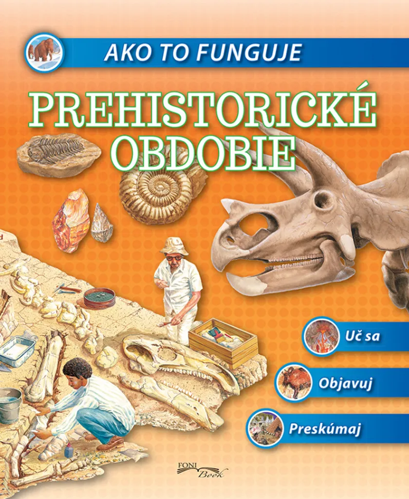 Livre enfant sur la préhistoire Ako to funguje idéal pour l'école primaire