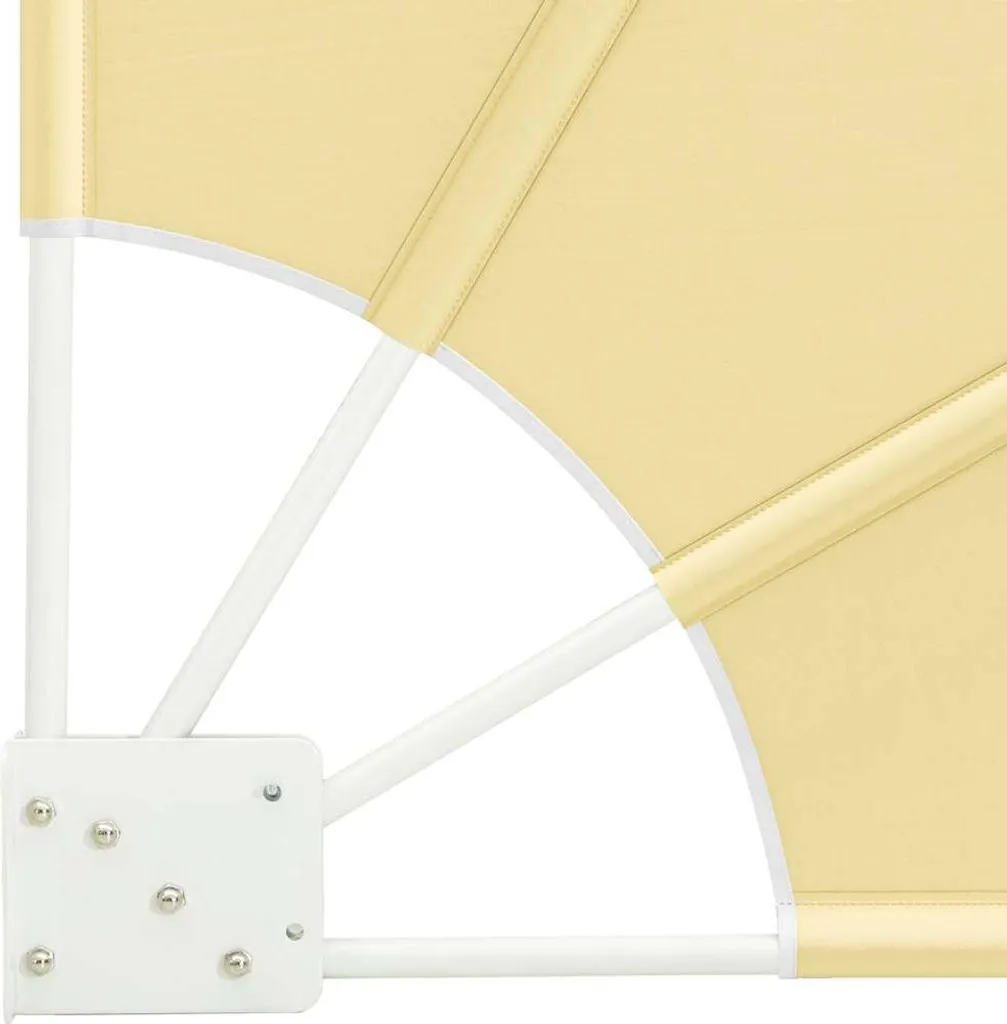 Écran de confidentialité pour balcon Sable 115 x 115 cm en PEHD robuste
