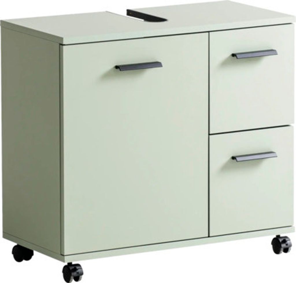 Waschbeckenunterschrank Möbelpartner Palermo BxHxT 65.1x60x32 cm pistazie