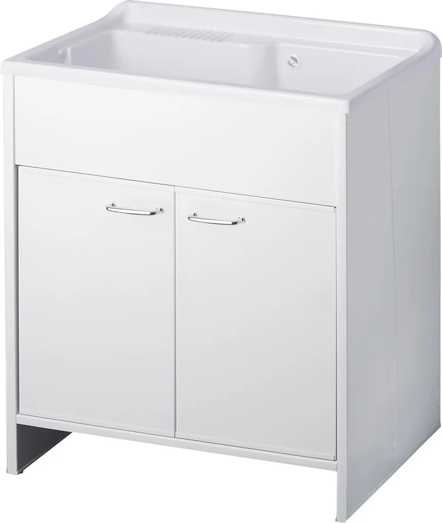 Aménager une salle de bain moderne avec le meuble lavabo 80 cm en PVC