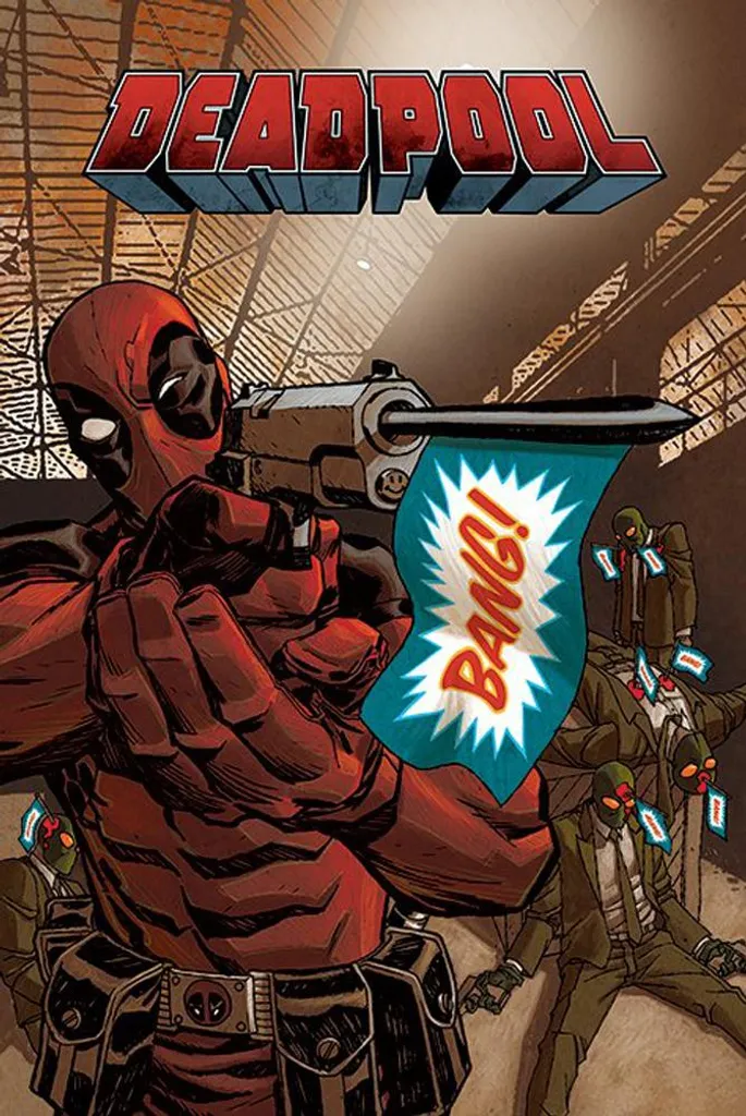 Quadro e poster Deadpool com Garras