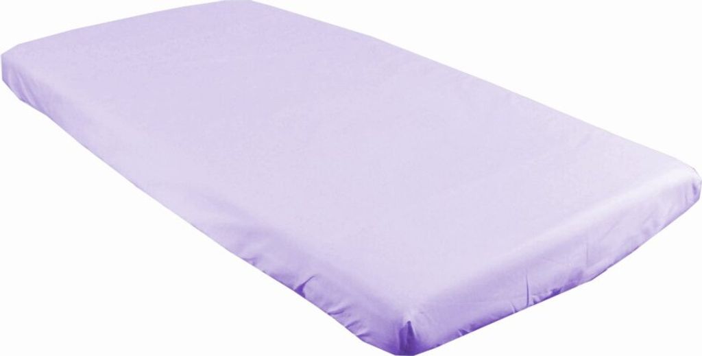 BABYLUX Spannbetttuch 60 x 120 cm Baby SPANNBETTLAKEN Baumwolle Kinderbett Lila