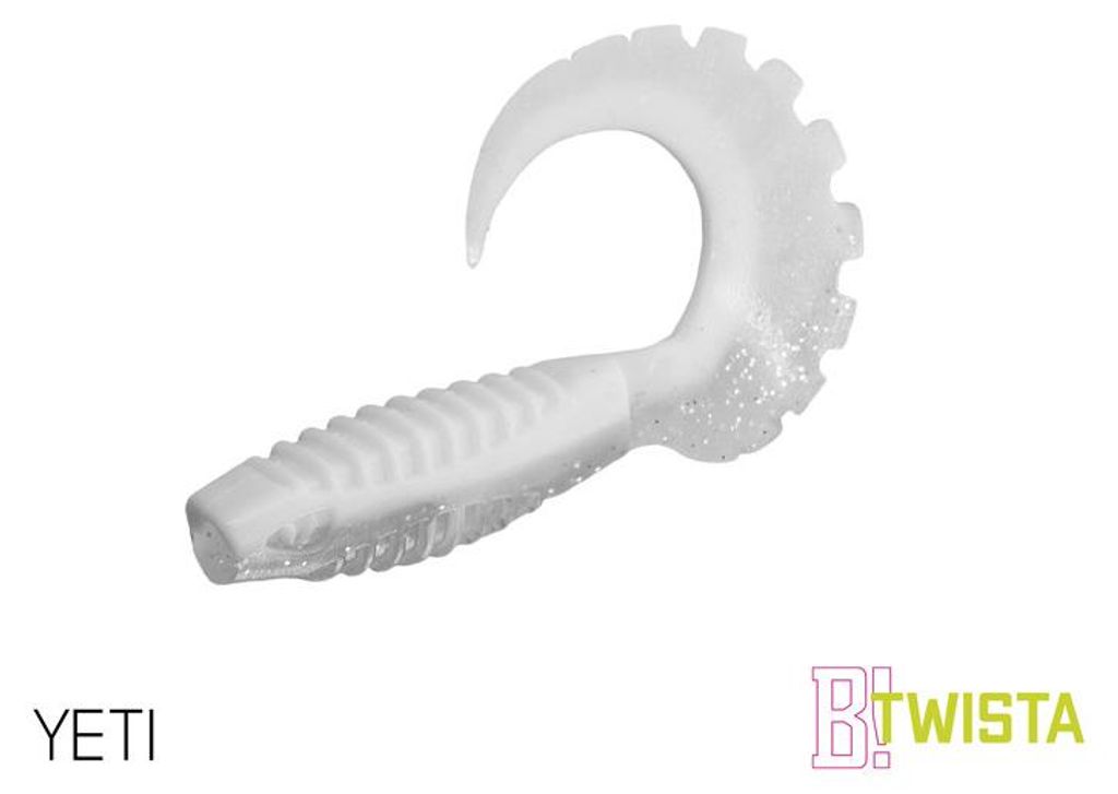 DELPHIN TWISTA UVs, Gummiköder, 8cm, YETI, 101002282
