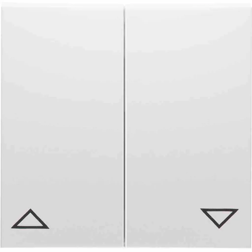 Bascule Peha 11.544.02 blanc pur Symbole D, finition haute qualité