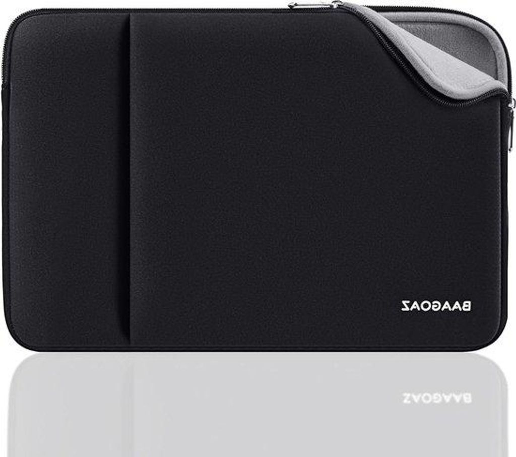 Netbookhülle 11-13 Zoll - schwarz - einstückig - für Chromebook und MacBook