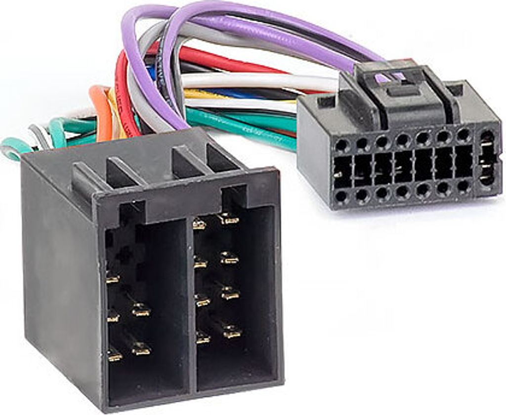 Audioproject A295 - Autoradio Radioadapter - JVC 16 pin Stecker ISO Buchse JVC KD-ADV KD-AV KD-R KD-LX DIN