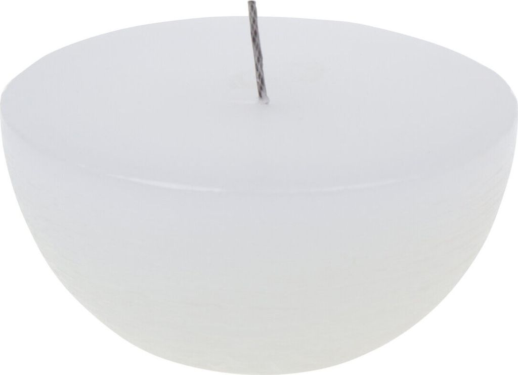 XXL Rustik-Schwimmkerze "Toscana" Weiß 60/120 mm