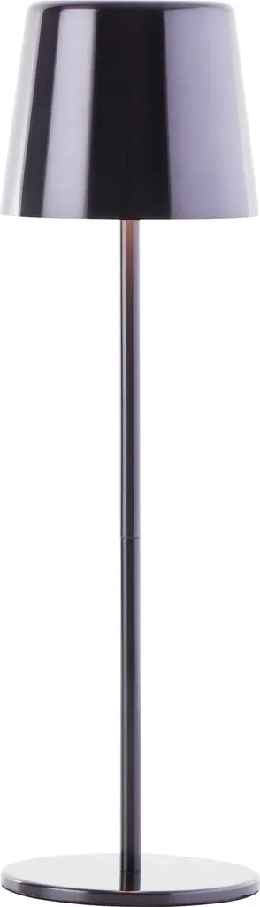 Lampe de table LED accu Xaana Brilliant 4W 300lm CCT noir et chrome