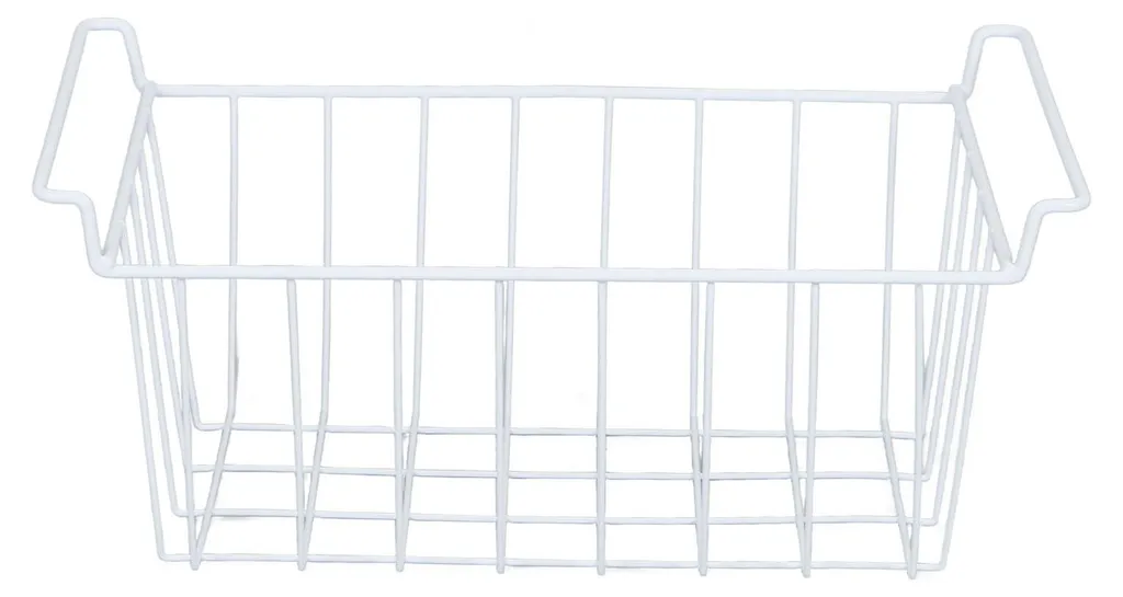Lot de 2 Paniers Congélateur en Fil Métallique PE L 42,5 x l 24,5 x H 20 cm