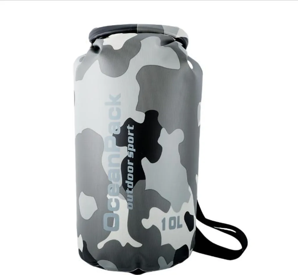 Zaino Survival INF Impermeabile XXL - Camo Grigio per Ambienti Estremi