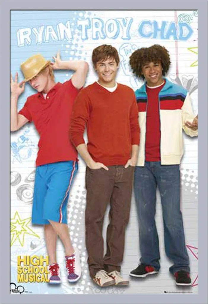 Maxi Poster High School Musical + Cornice Shinsuke Argento 61x91.5