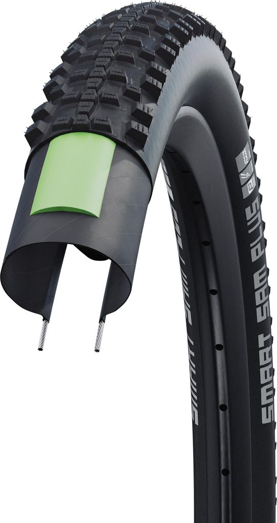 2 pneumatici Schwalbe Smart Sam Plus, modello 57-559, con Immagine del prodotto 
