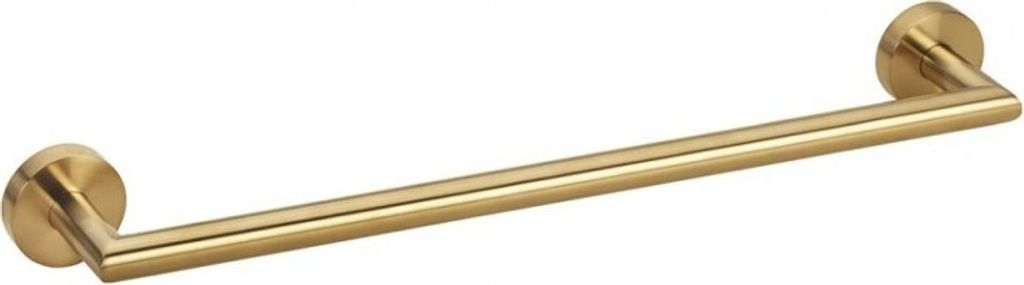 BABLO Handtuchhalter Messing Gold matt 65x505x55 mm für Bad Produktbild 
