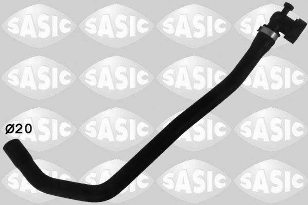 SASIC 3400125 Kühlerschlauch OE 6466VJ kompatibel mit 301, 207, 1007, C3, C2, C-Elysee