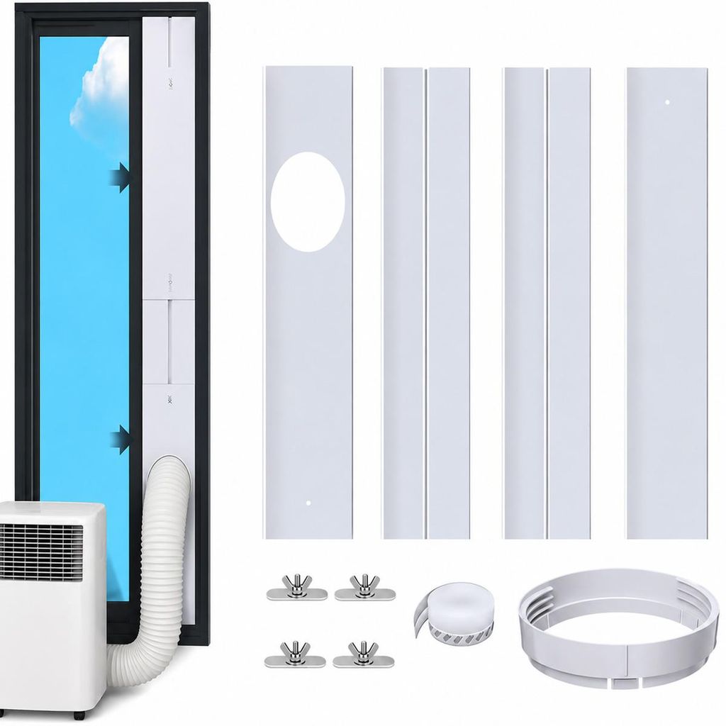 Fensterabdichtung Klimaanlage Schiebefenster Set für mobile Produktbild 
