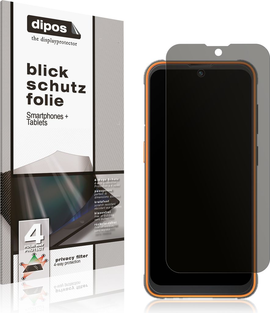 Blickschutzfolie für Blackview BV5200 Pro matt Schutzfolie Folie Display Schutz dipos