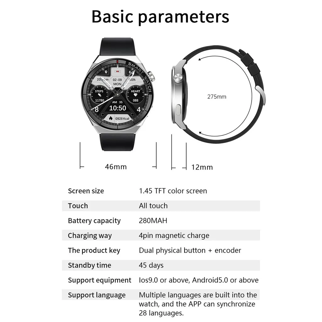 Smartwatch Bluetooth ST5 MAX 1.45'' IP67: Recensione e Specifiche - 11