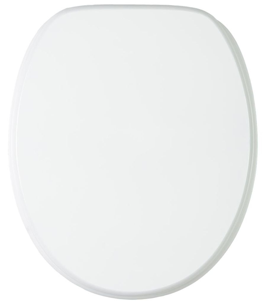 SANILO® Asiento de inodoro blanco, tapa de inodoro Imagen del producto 