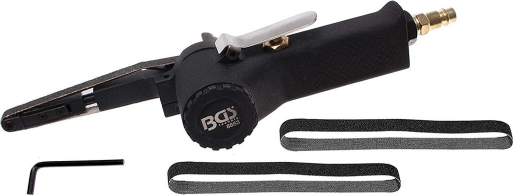 BGS 8853 Druckluft-Bandschleifer für 10 mm Schleifbänder Produktbild 