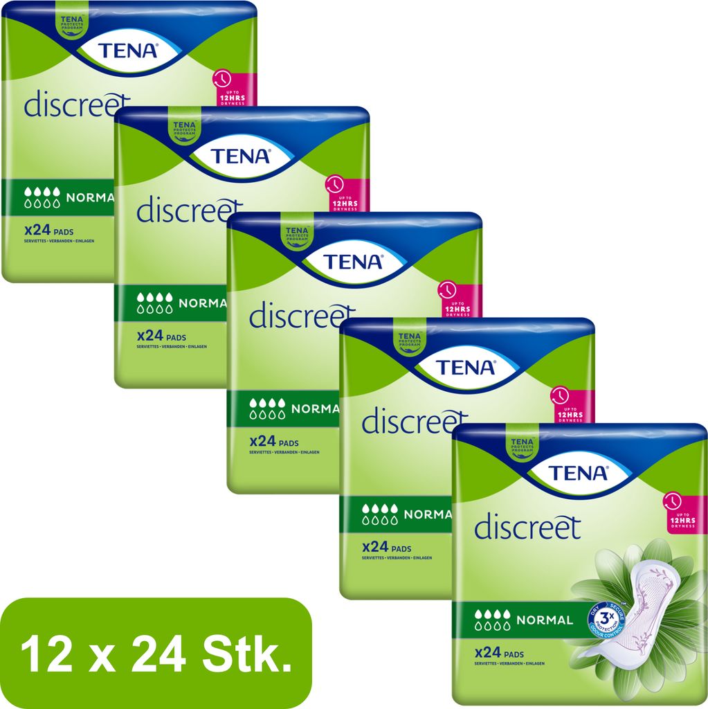 TENA LADY - Discreet - Normal - 12x24 Stk. Produktbild 