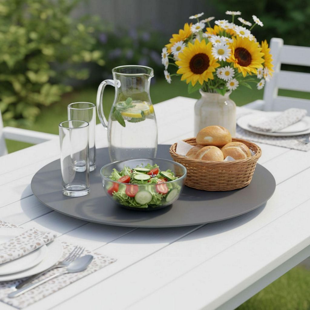 Lesli Living Drehteller Lazy Susan anthrazit ø 60 cm